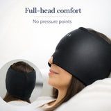 Allure Therapy Migraine Relief Cap tela elástica suave para uso reutilizable