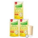 Almased Original lata frontal: visual del kit para apoyo nutricional diario.