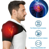 Almohadilla calor hombro se apaga automáticamente para seguridad.