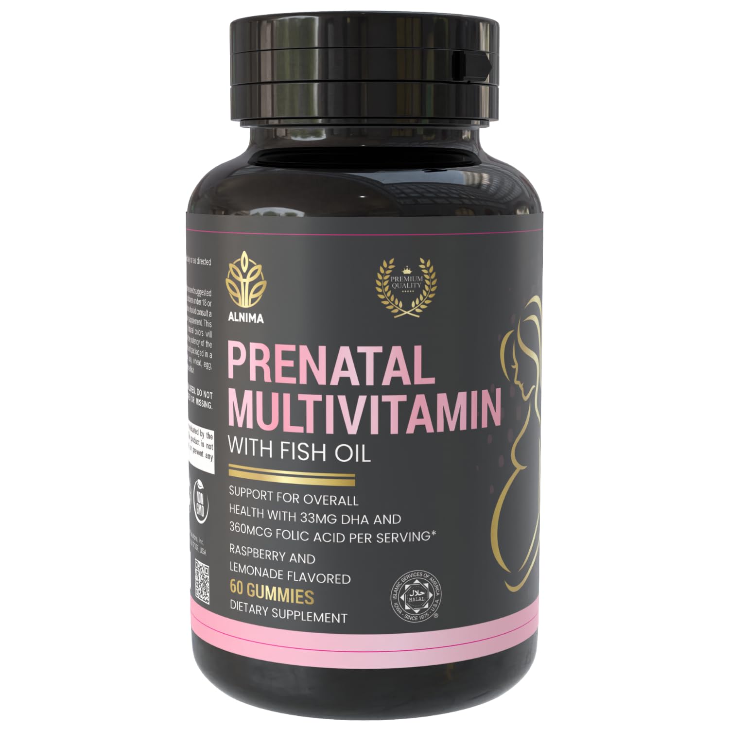 ALNIMA gominolas prenatales con DHA y EPA para Omega-3