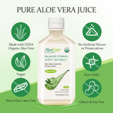 AloeCure: jugo de aloe interior puro con gel natural.