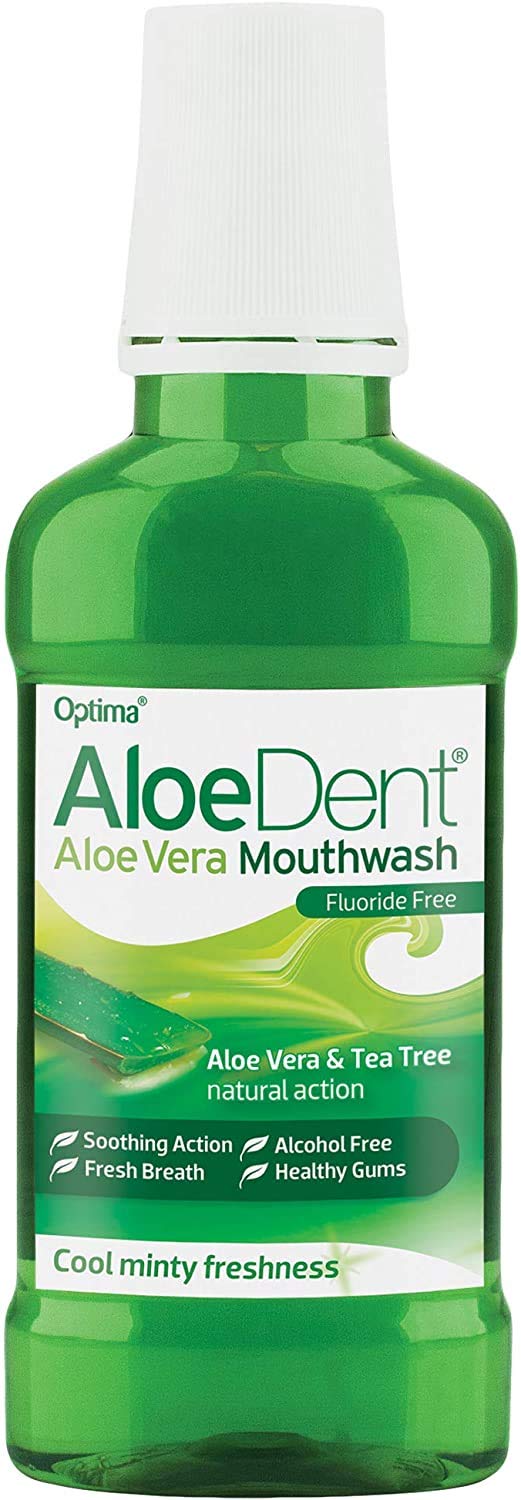Aloe Dent enjuague bucal con aloe vera para aliento fresco