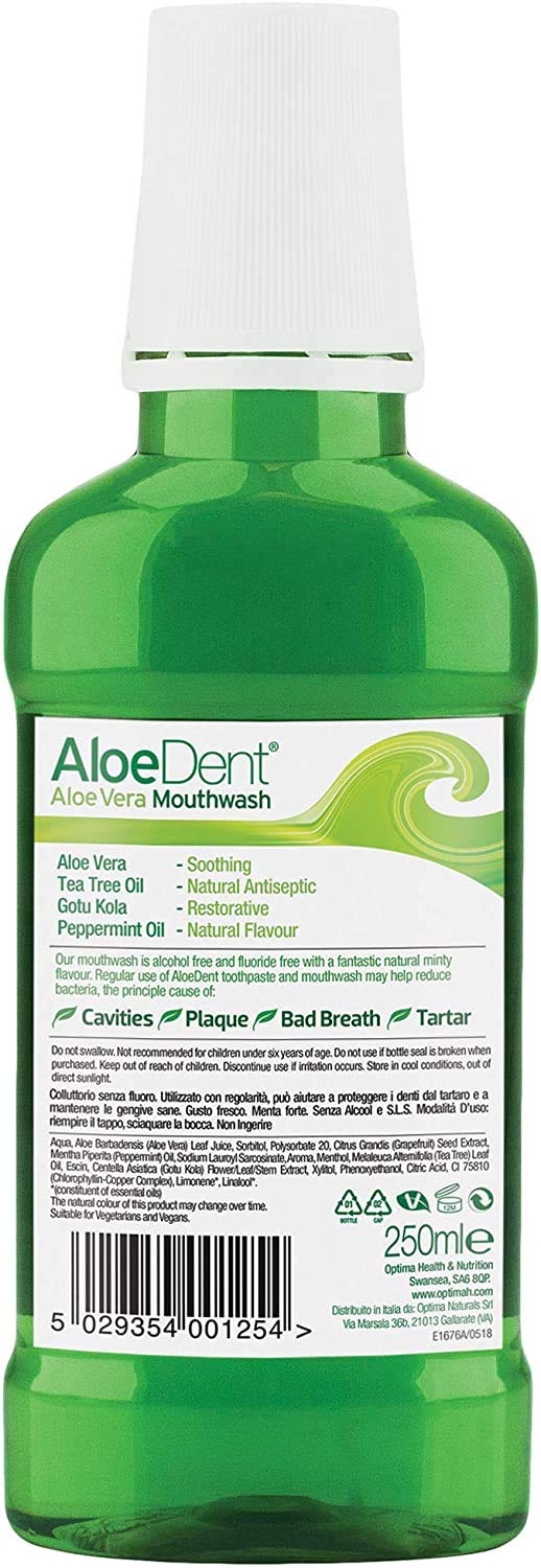 Aloe Dent mentolado y refrescante para enjuague diario