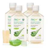 AloeCure botella de jugo de aloe vera de 500 ml para apoyar la digestión diaria.