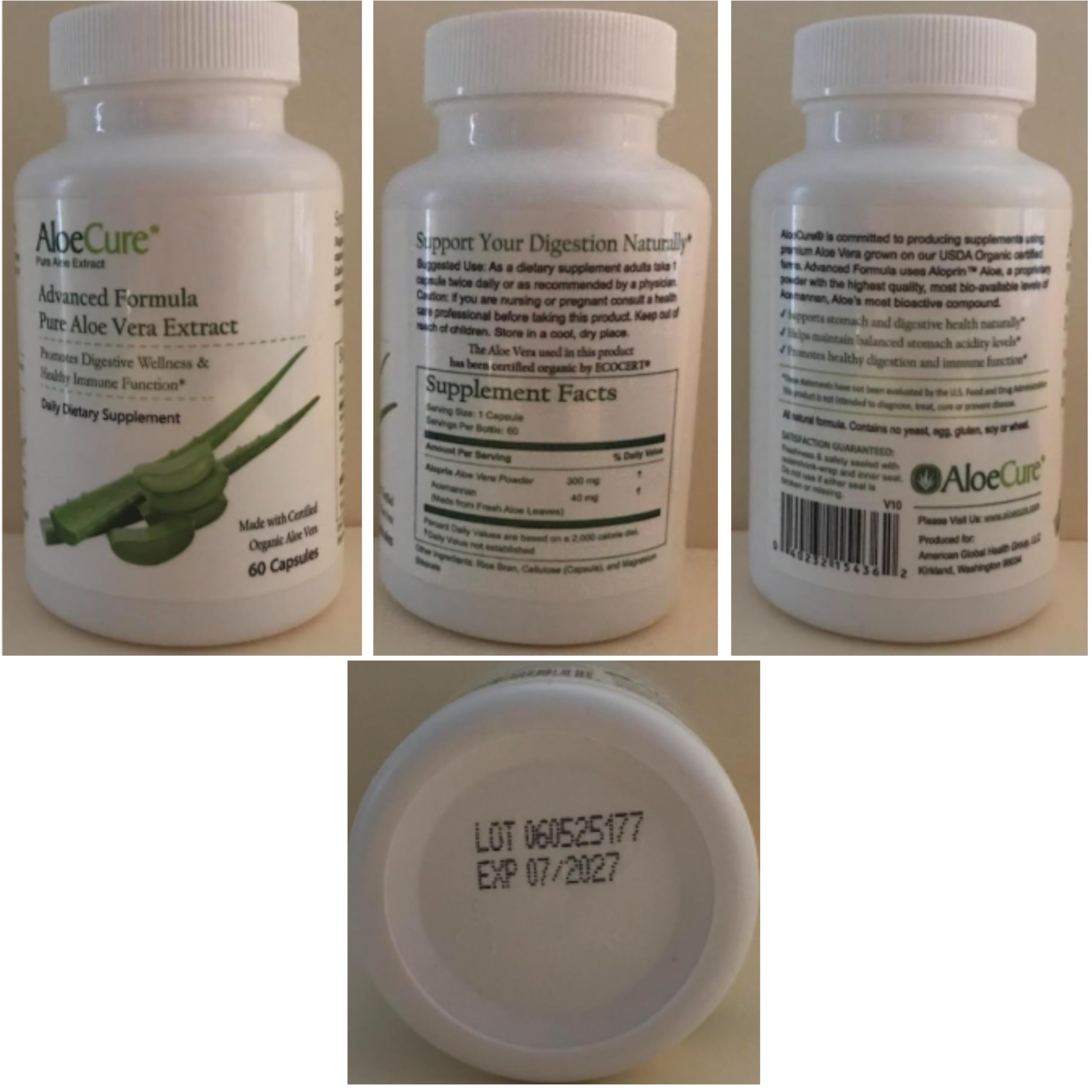 Dos-pack de AloeCure para uso diario