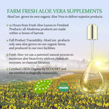 AloeCure Finca orgánica de aloe: cultivo sostenible y certificado.