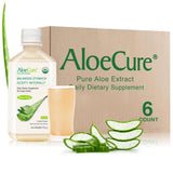 AloeCure: botella de jugo de aloe vera de 500 ml para digestión equilibrada