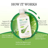 Jugo de Aloe Vera sin aloína, AloeCure para mayor pureza natural.