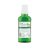 Aloe Dent con aceites esenciales de mentol y árbol del té para una sensación fresca.