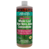 Aloe Life Zumo de hoja entera sabor cereza-frambuesa en botella para apoyar la digestión.