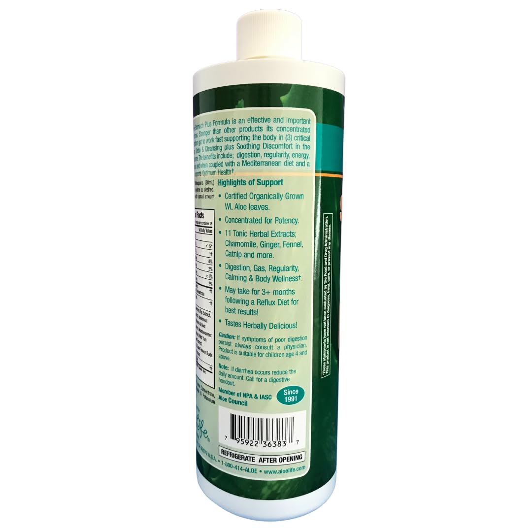 Aloelife Estómago Plus Formula – uso: calma estomacal tras comidas pesadas.