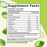 Aloe Life botella 32 oz, sabor afrutado y consumo diario.
