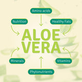 Aloe Life proceso sin calor para conservar activos clave.
