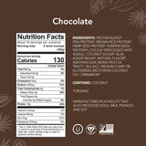Proteína vegetal ALOHA chocolate, 18 g por porción, energía diaria para entrenos