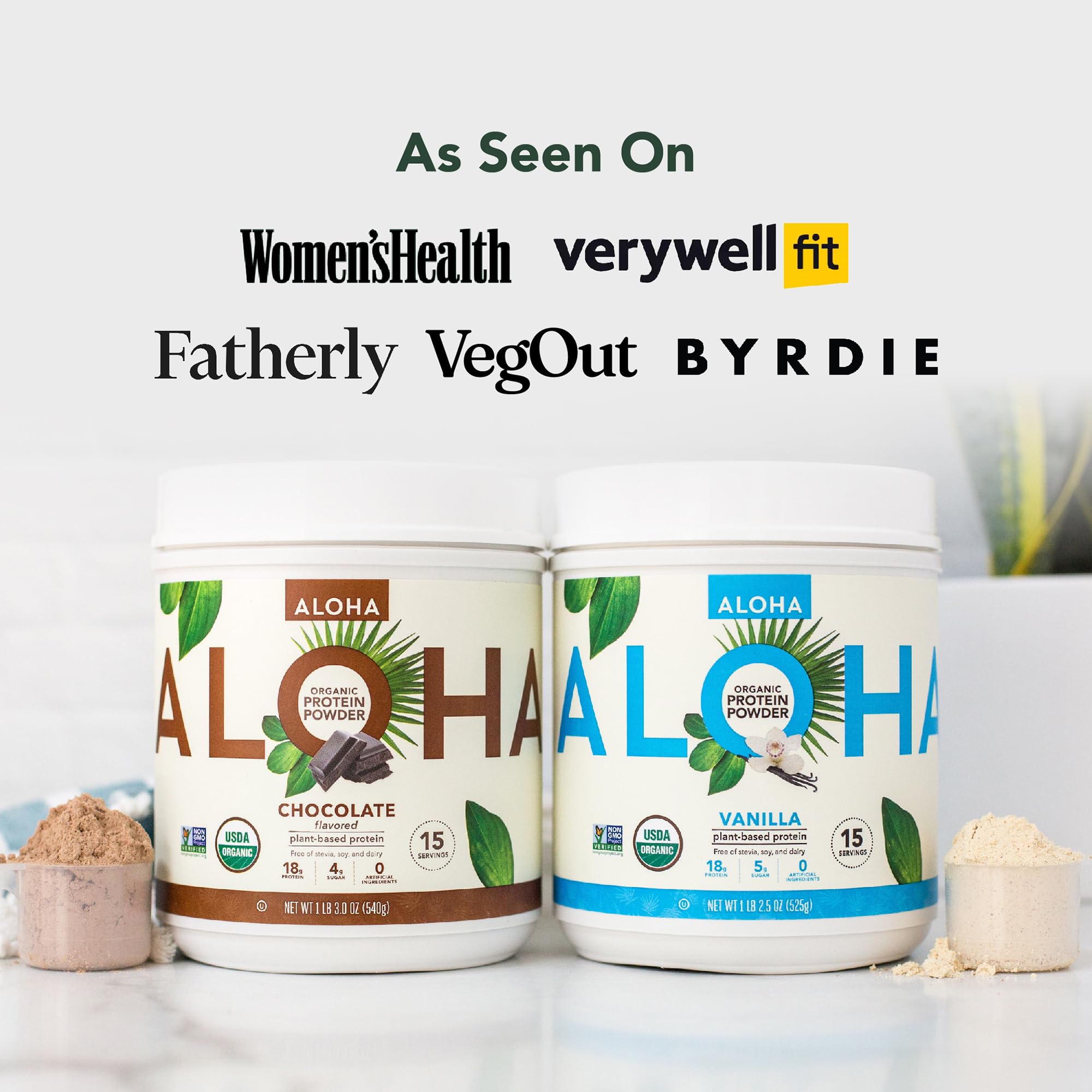 Mezcla orgánica ALOHA con MCT de coco para energía sostenida
