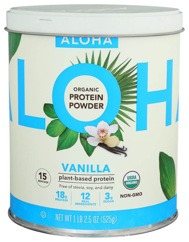 Proteína vegetal ALOHA vainilla, batido rápido post entreno y saciante