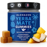 Gomitas AlohaZen yerba mate en botella, energía limpia para tu rutina diaria.
