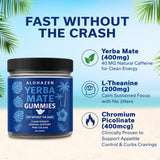 Gomitas AlohaZen yerba mate sabor Piña Colada, experiencia tropical en cada bocado.
