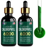 Gotas de clorofila Alpha Flow en botella de 4 oz para detox suave.