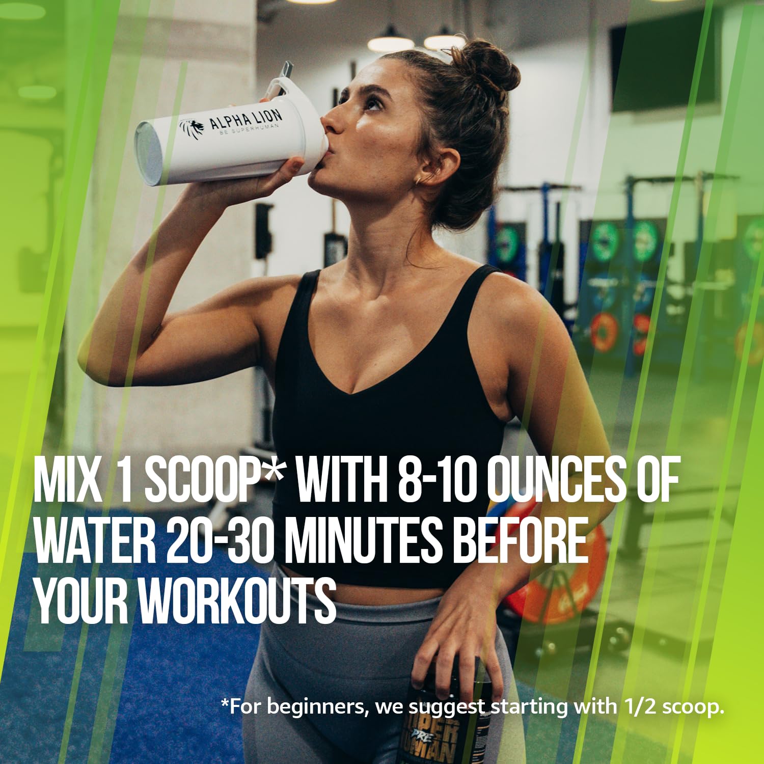 ALPHA LION beta alanine and citrulline ingredients highlighted on label