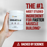 ALPHA LION Creatine Monohydrate con cucharita, dosificación consistente para rendimiento