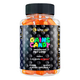 ALPHA LION Gains Candy CaloriBurn envase visible, apoyo a la energía durante entrenamientos