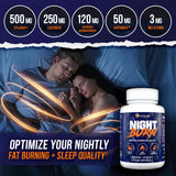 ALPHA LION Night Burn uso nocturno recomendado para apoyo nocturno y relajación.