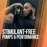 ALPHA LION Pump Pre Workout vaso mezclador para medir dosis.