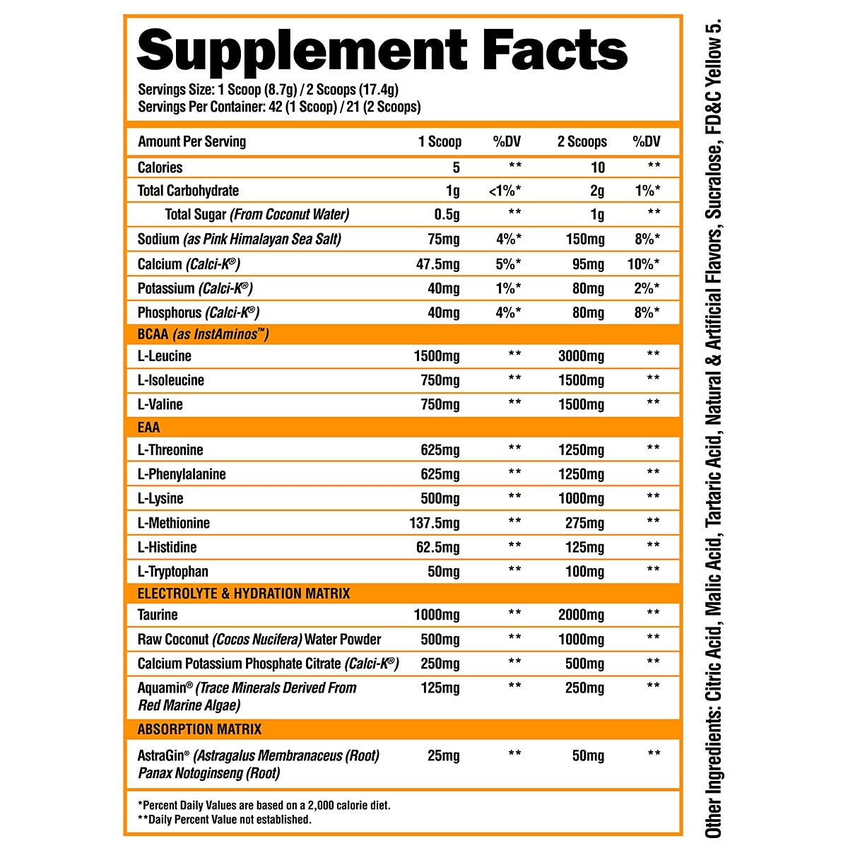 ALPHA LION Superhuman Intra sabor tropical para mejorar la experiencia de entrenamiento