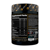 ALPHA LION pre-workout powder label detail highlighting ingredients
