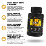 ALPHA LION Superhuman Test cápsulas fáciles de tragar para entrenamientos consistentes
