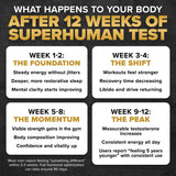 ALPHA LION Superhuman Test Shoden Ashwagandha para claridad y calma