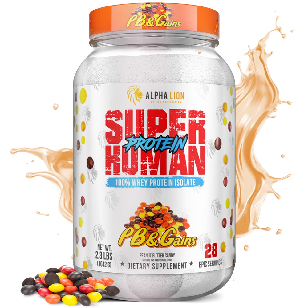 ALPHA LION proteína aislada de suero, bote, para recuperación posentrenamiento