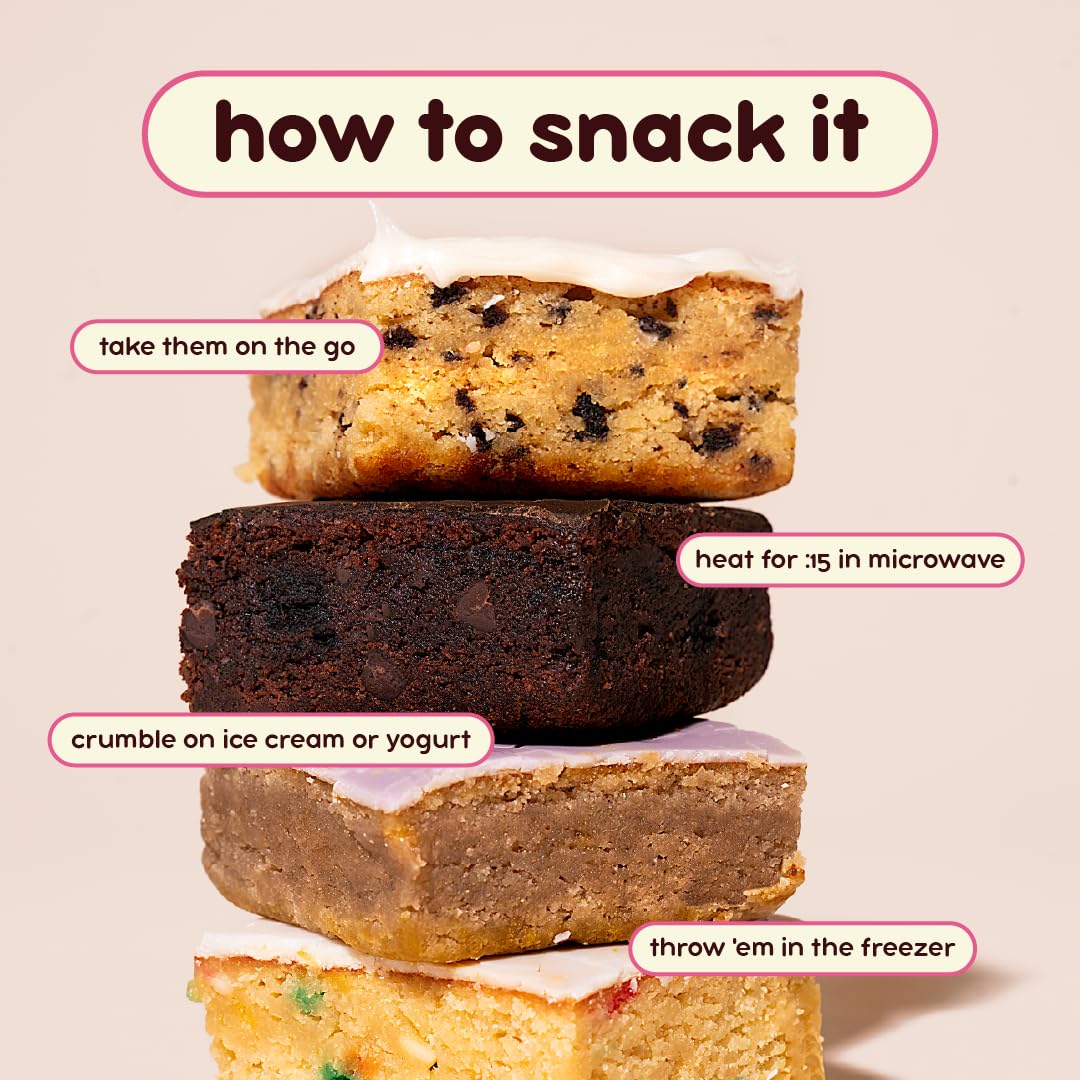 Prime Bites brownie chocolate monstruo de galletas, snack sabroso con proteína.