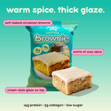 Prime Bites Textura horneada suave, brownie similar en cada bocado.