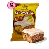 Proteína de 19 g en Alpha Prime Prime Bites Brownie Banana Nut para apoyar entrenamientos.