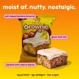 5 g de colágeno en Alpha Prime Prime Bites Brownie Banana Nut: complemento sabroso diario.