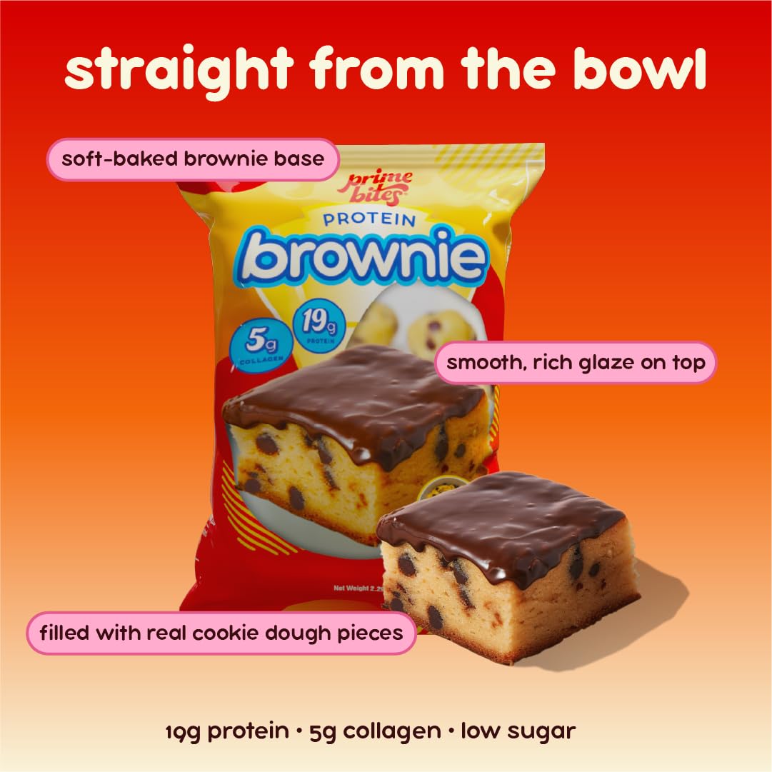 Alpha Prime Prime Bites Brownie: bajo azúcar, snack consciente para antojos.