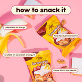 Bocado para llevar: Alpha Prime Prime Bites Brownie Banana Nut como snack rápido.