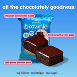 Brownie Prime Bites con textura suave y apetecible.