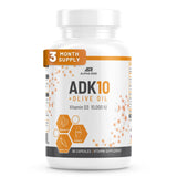 ALPHA RISE ADK10 cápsulas para soporte de huesos y bienestar general