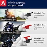 Alpine MotoSafe Pro atenuación de dos niveles para adaptarse a la velocidad