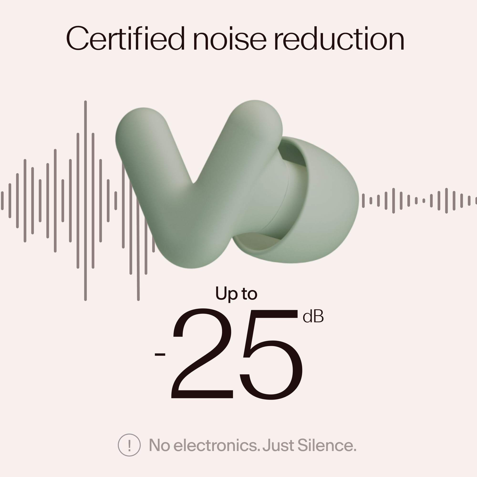 Alpine Silence forma en V, ajuste seguro para dormir de lado.