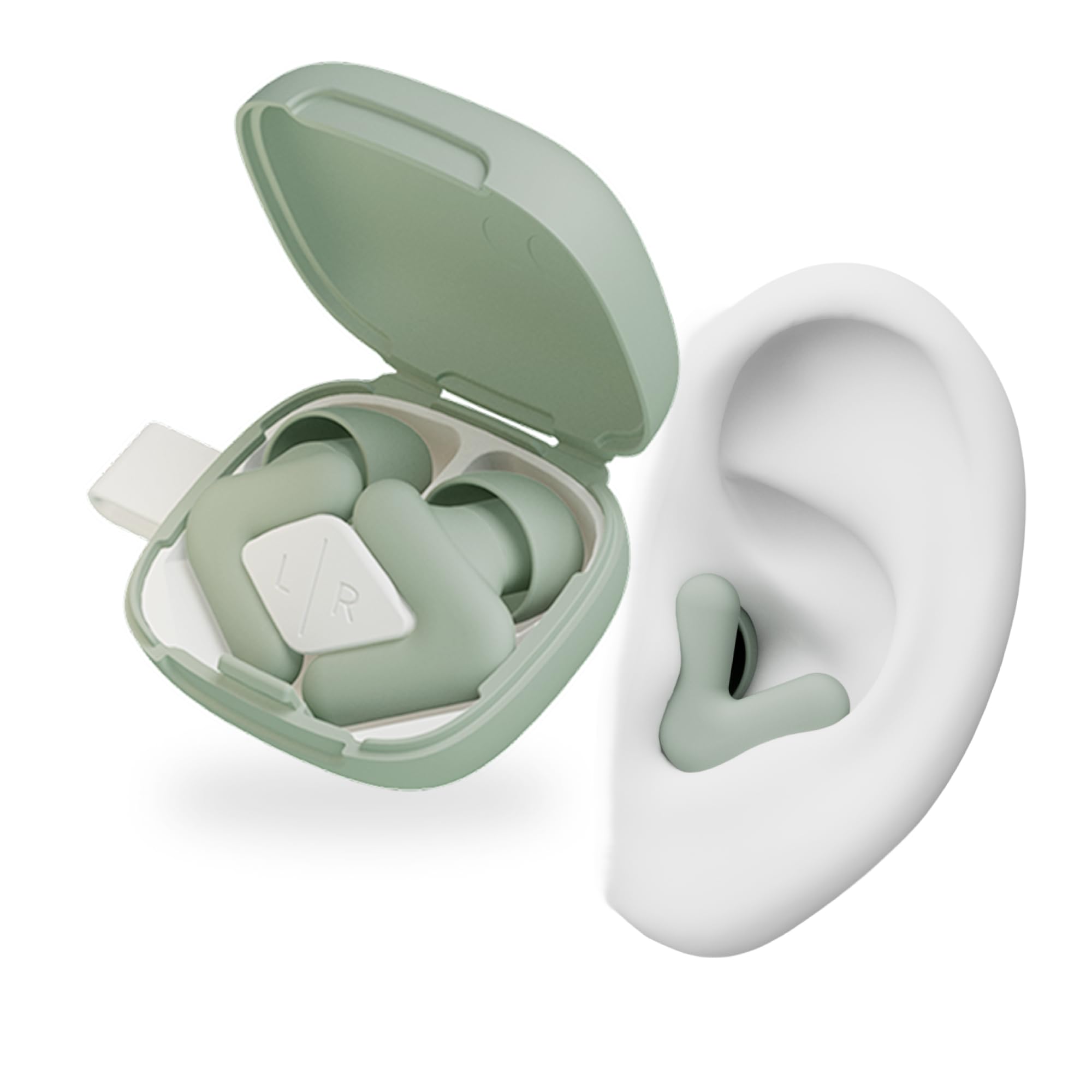 Alpine Silence tapones para dormir, protección suave para descansar sin ruidos.