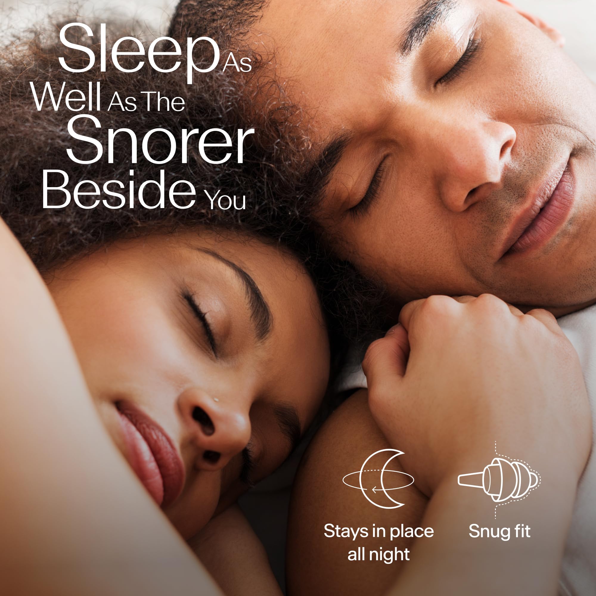 Gel absorbente que atenúa ruidos para dormir mejor con Alpine SleepDeep Mini.