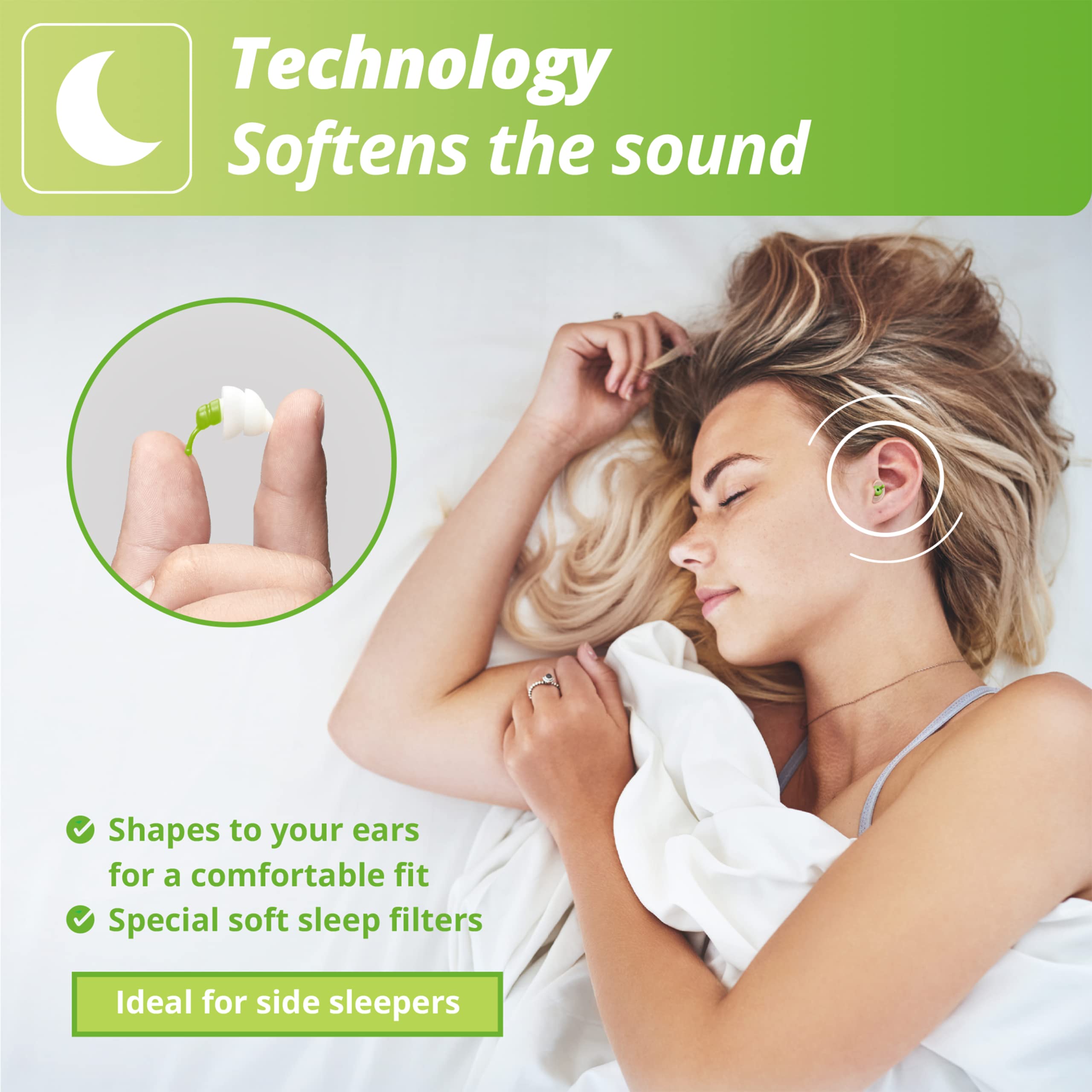 Alpine SleepSoft: filtro suave que reduce ruidos sin perder sonidos