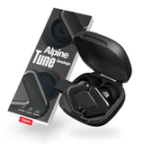 Alpine Tune Earplugs: estuche negro para protección auditiva en conciertos.