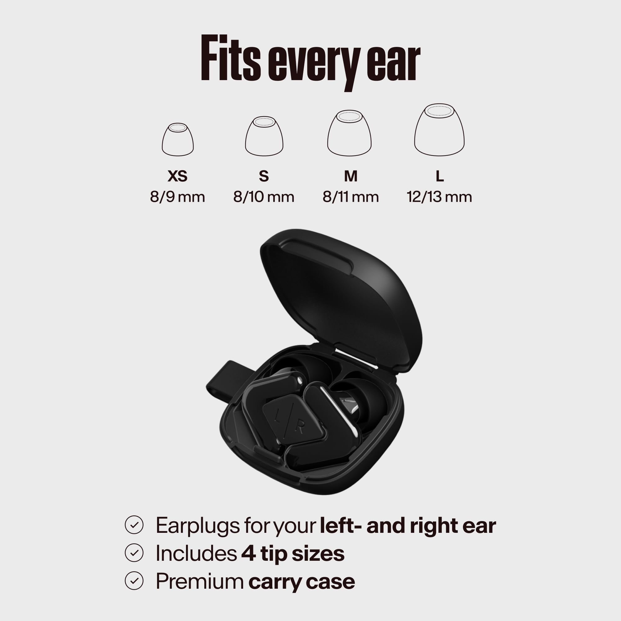Alpine Tune Earplugs: reutilizables y fáciles de limpiar.