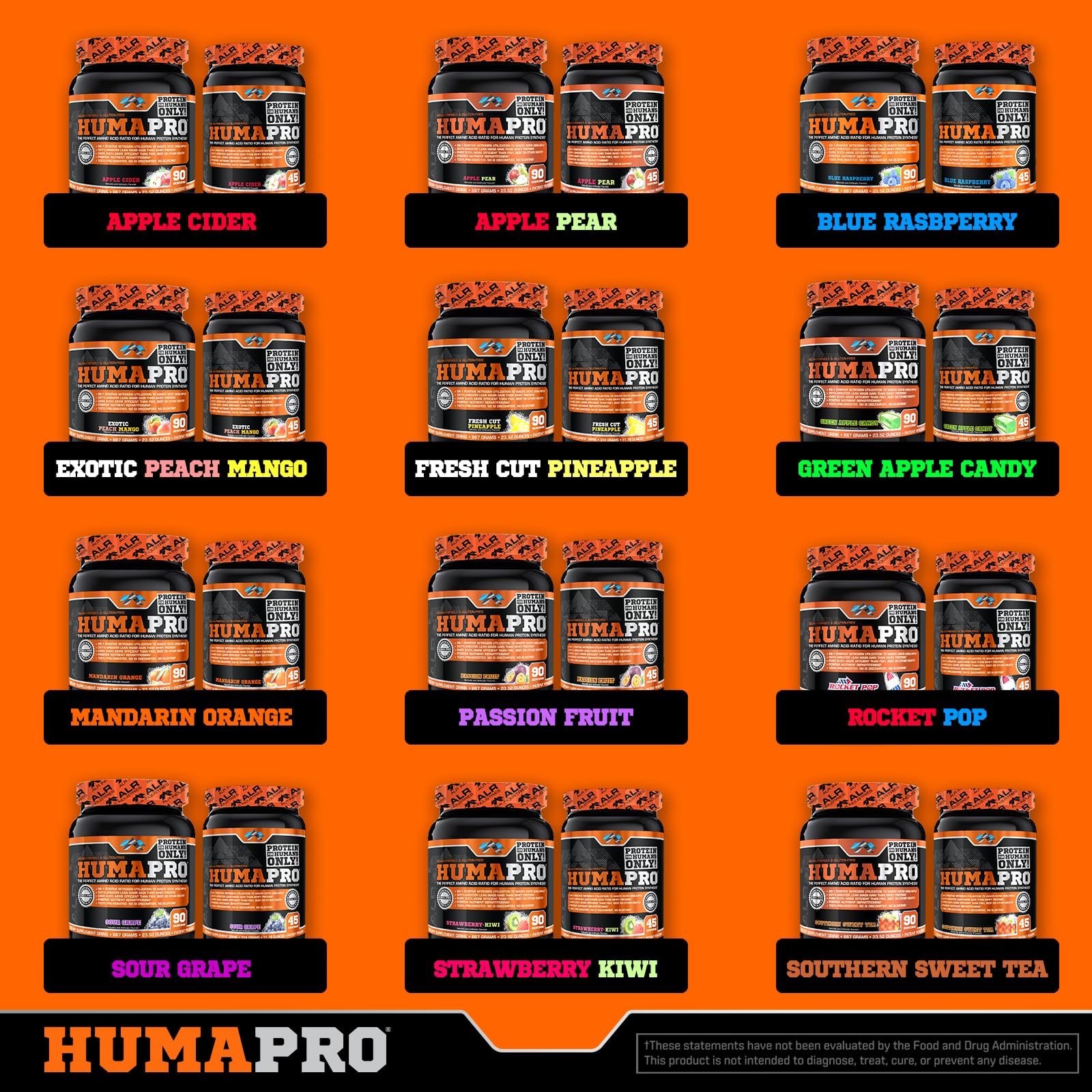 Humapro envase completo, listo para entrenamiento y metas