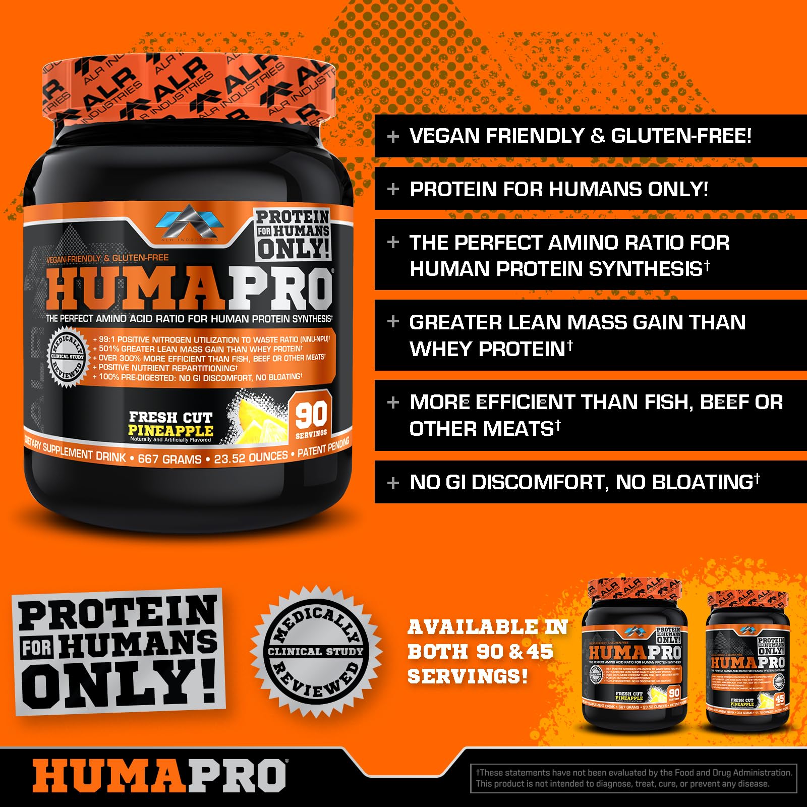 Humapro textura cremosa, opción vegana y sin gluten